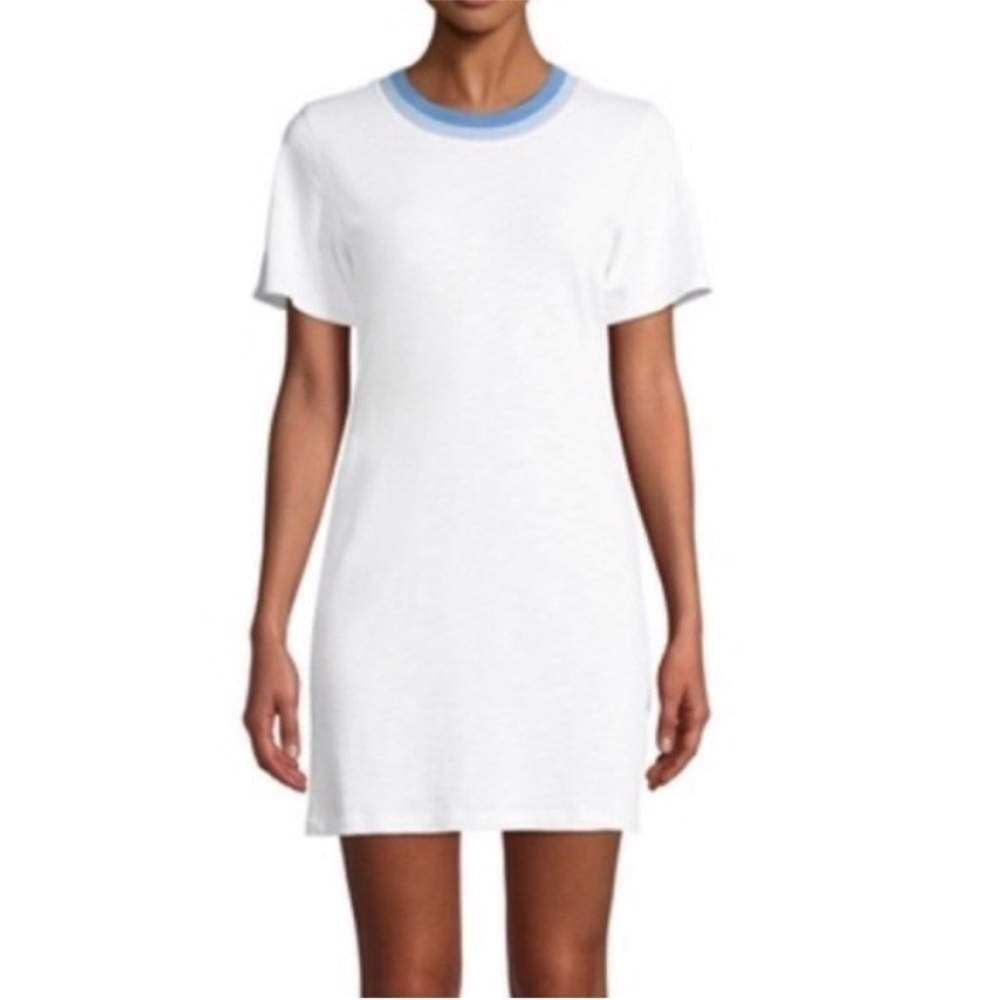 NWT Rag & bone Jolie T-shirt mini dress in bright white